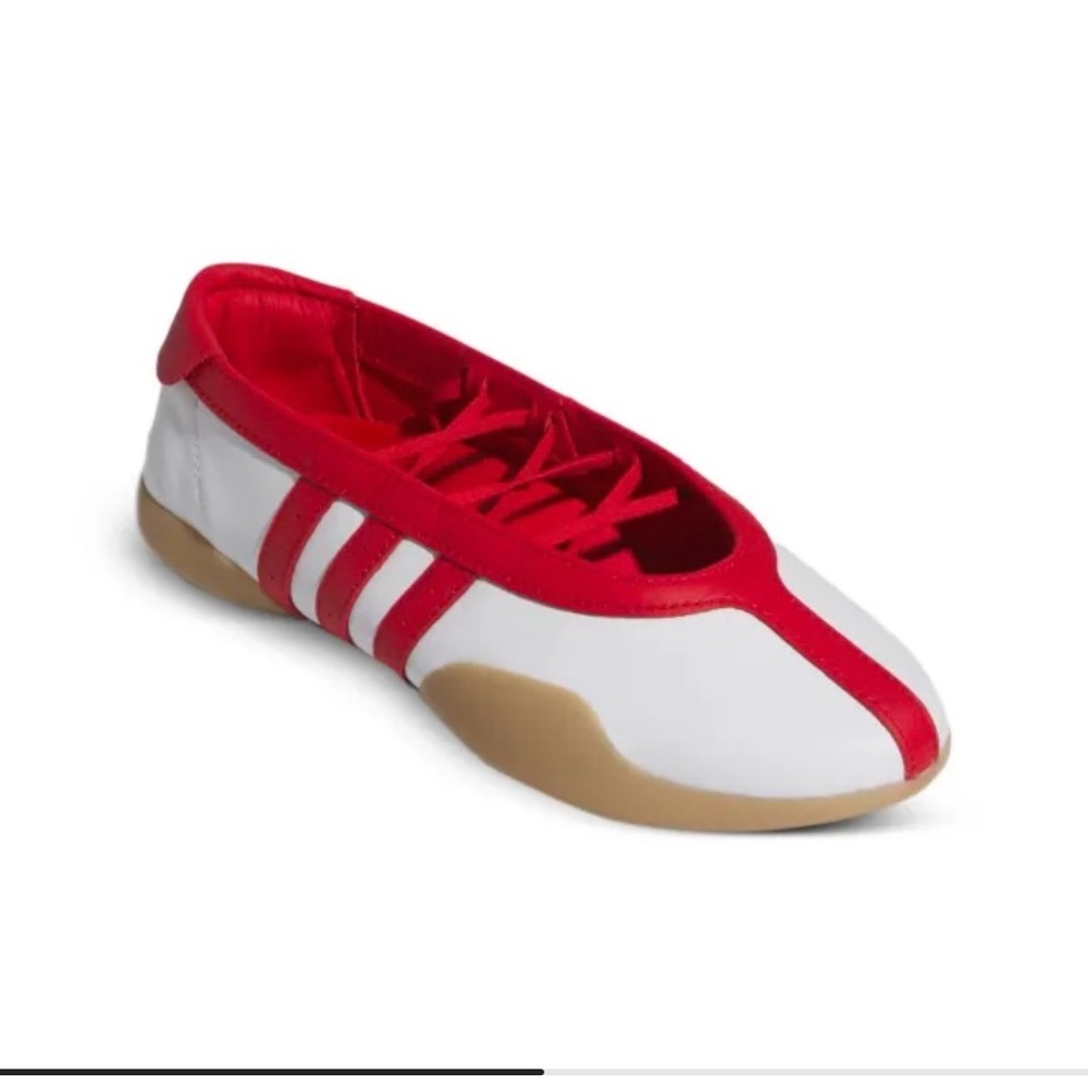 Adidas Red and White Taekwondo Shoes